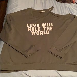 Express off shoulder Sweater